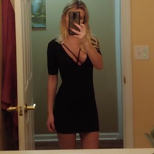 LAST CHANCE | Ribbed Black Dress